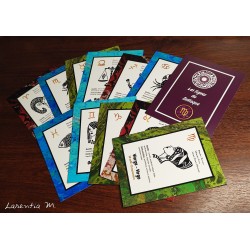 Jeu de cartes des signes astrologiques du Zodiaque