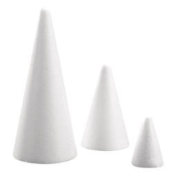 Polystyrene cone