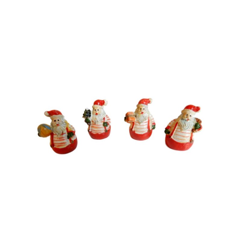 Polyresin objects "Santa Claus", 3 cm