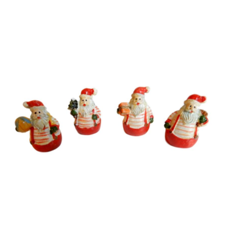 Polyresin objects "Santa Claus", 3 cm