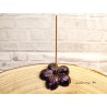 Flower shaped incense holder