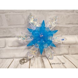 Resin snowflake - to hang - Christmas