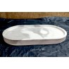 Oval ceramic powder tray