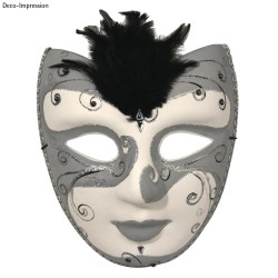 Papier-mache mask: Face