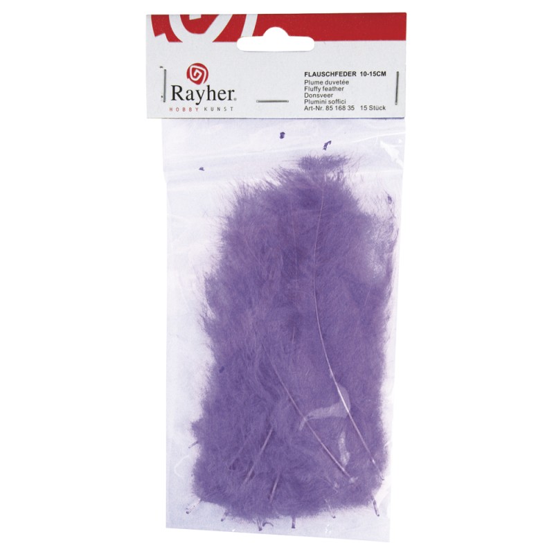 Downy feather 10-15 cm. tab.-LS 15 pcs