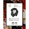 Carte anniversaire Signe Astrologique Lion