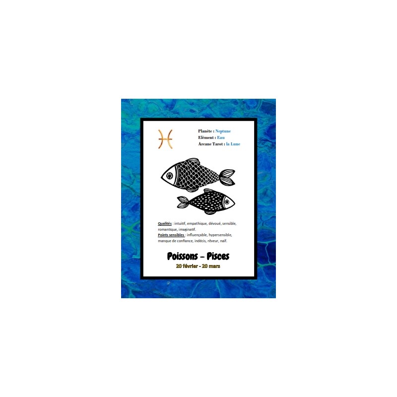 Birthday Card Astrological Sign - Zodiac
