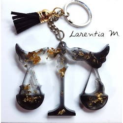 Porte-clés signe Astrologique en résine