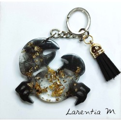 Porte-clés signe Astrologique en résine