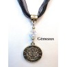 Collier avec médaillon Signe Astrologique
