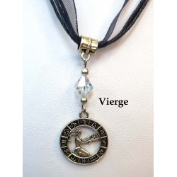 Collier avec médaillon Signe Astrologique