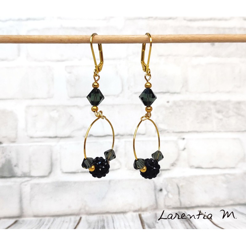 Boucles d’oreilles pendantes créoles fantaisie pour femme Boucles d’oreilles pendantes créoles fantaisie pour femme