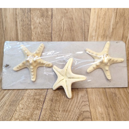 3 starfish sizes 7-9cm