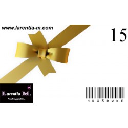 Gift card - 15 €