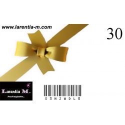 Gift card - 30 €