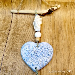 Suspensions Coeur en Bois