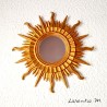 Antique, gilded Sun mirror