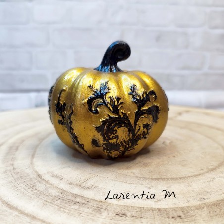 Hand painted ceramic pumpkin