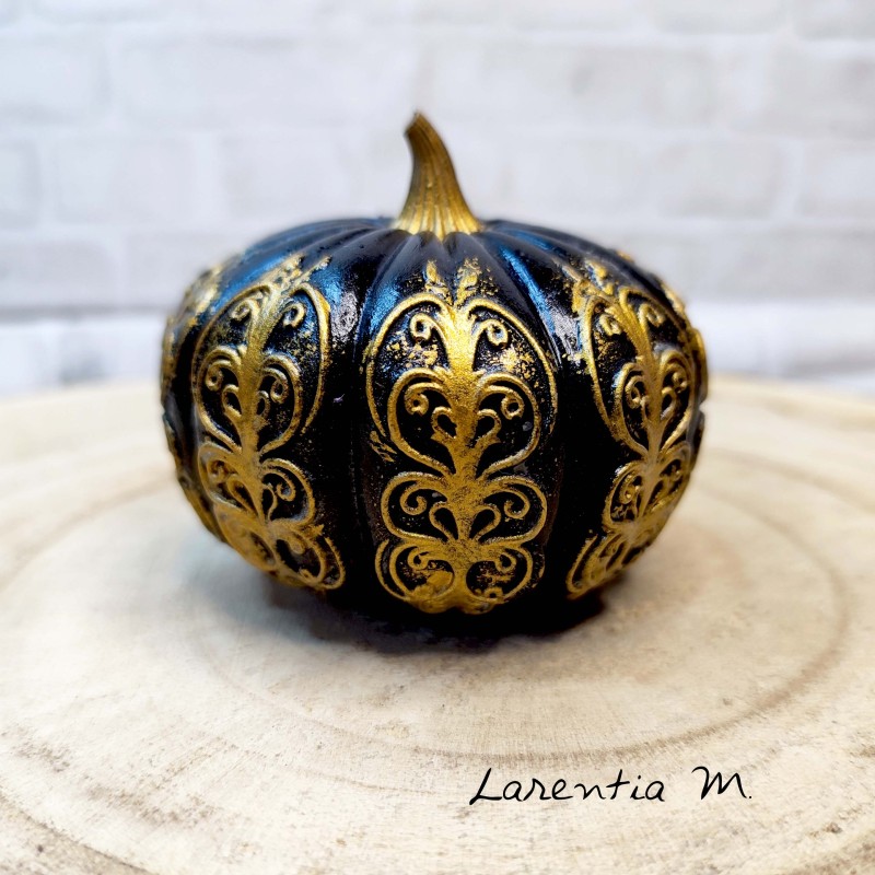 Hand painted ceramic pumpkin Hand painted ceramic pumpkin