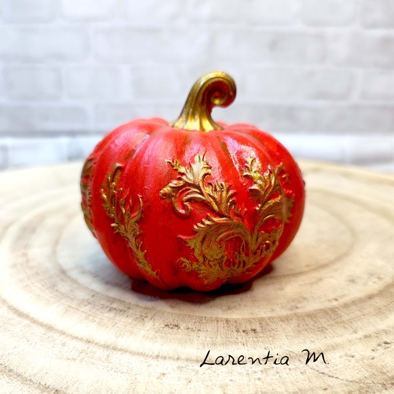 Hand painted ceramic pumpkin Hand painted ceramic pumpkin