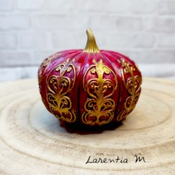 Hand painted ceramic pumpkin