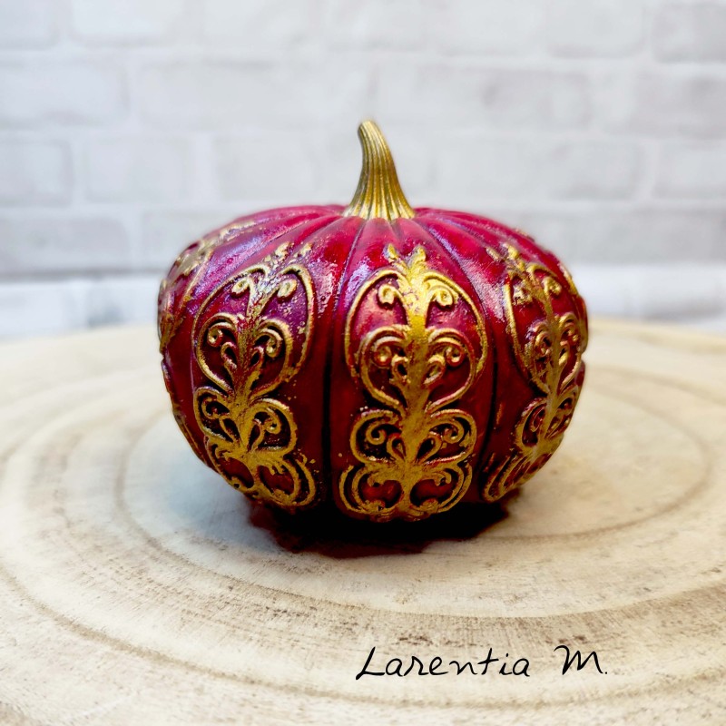 Hand painted ceramic pumpkin Hand painted ceramic pumpkin