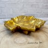 Hand-painted ceramic maple leaf tray