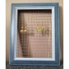 Chicken wire frame earring holder