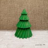 Ceramic Christmas tree white and gold
