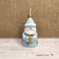 Bougie de Noël en cire végétale