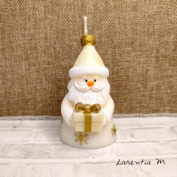 Bougie de Noël en cire végétale