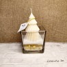 Christmas candle in a glass - Vegetable wax