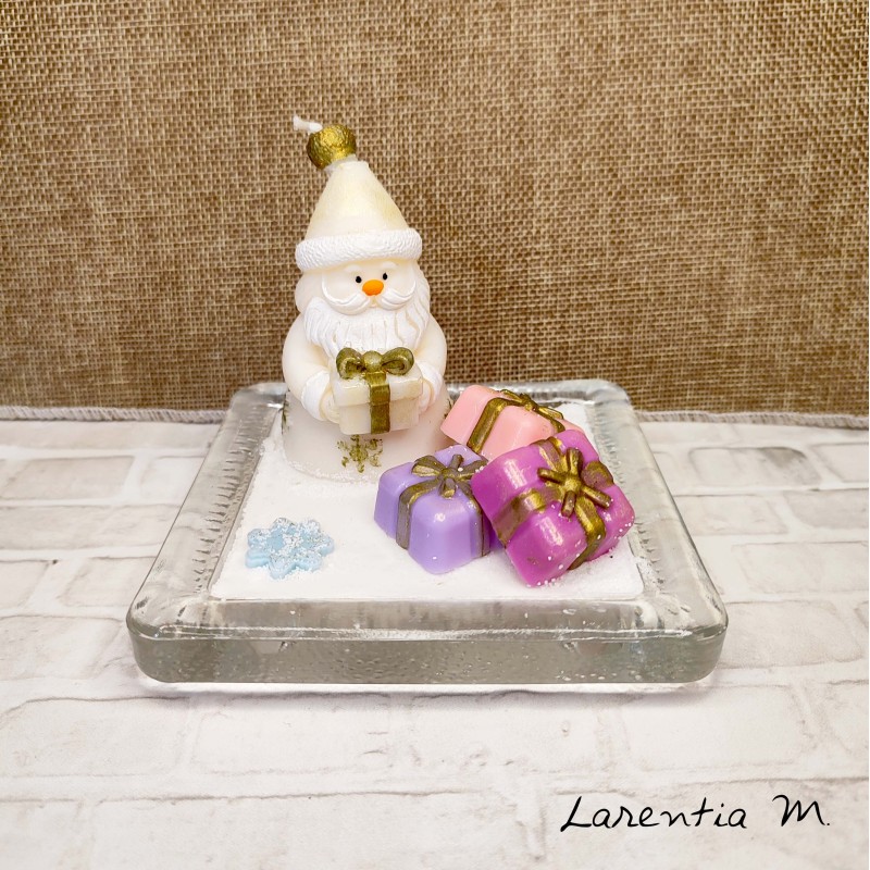 Christmas Candles - Arrangements - Snowman, Christmas Tree, Santa Claus, Angel