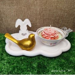 Petits Lapins de Pâques en céramique