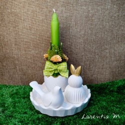 Small ceramic Easter bunnies