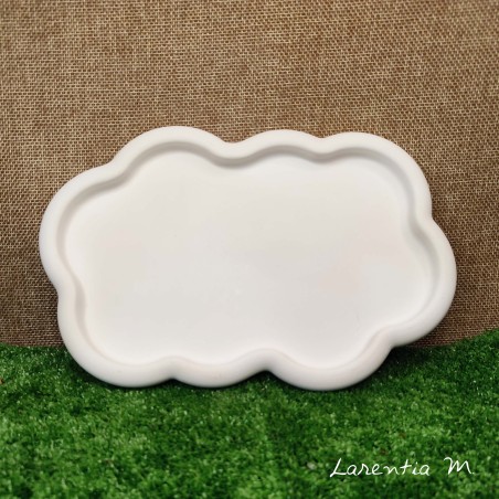 White ceramic tray