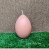 Easter egg-shaped candle
