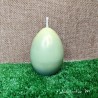 Easter egg-shaped candle