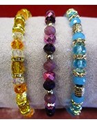 Bohemian crystal bracelets