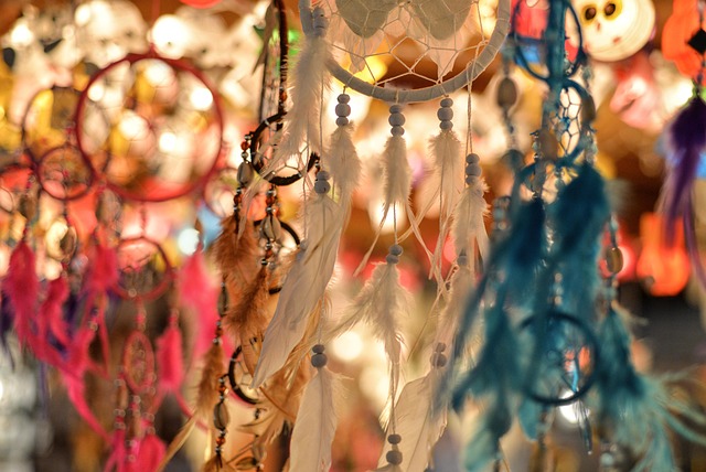 attrape reves multicolores