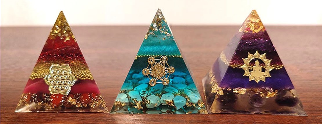 Orgonite pyramids